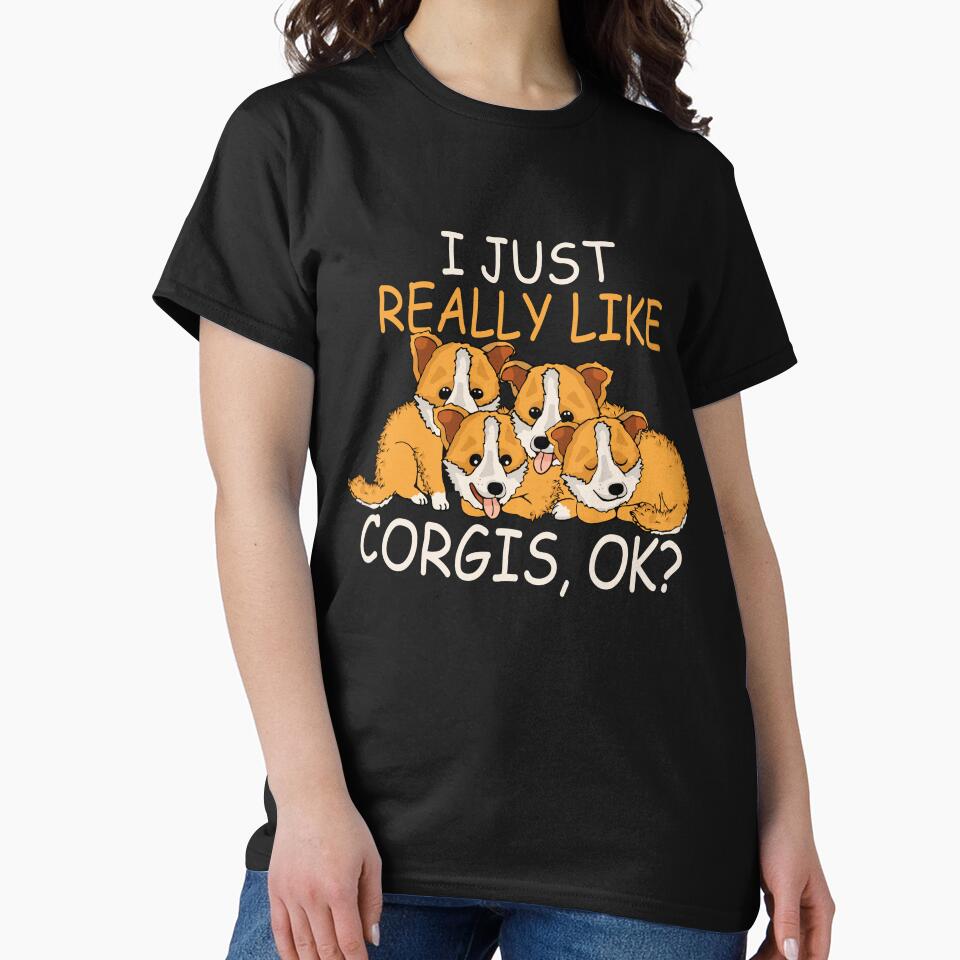 Corgi Lover Women Dog Owner Dog Gifts Men Corgi by DSWShirts