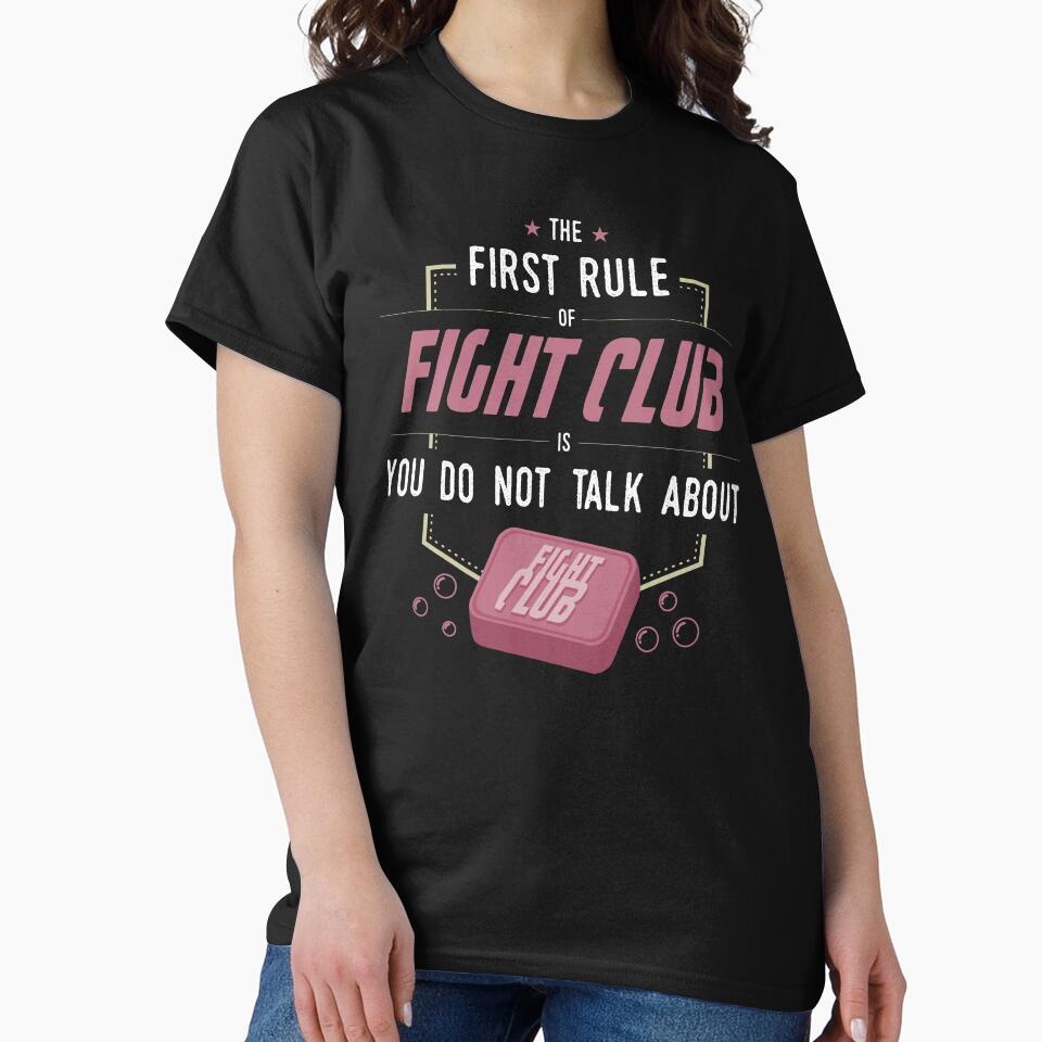 The first rule of Fight Club is: you do not talk about Fight Club by Logoquo