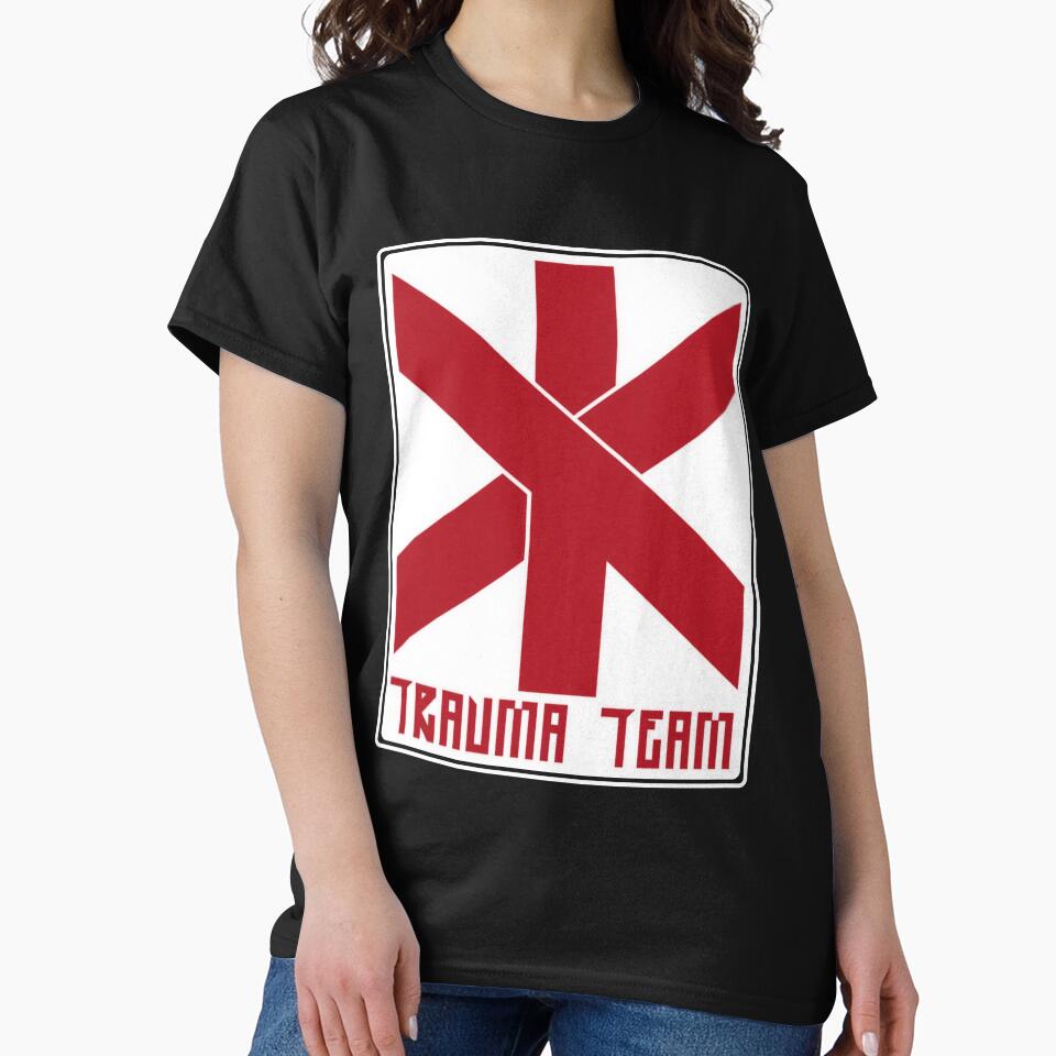 Trauma Team White Logo by Night City Streets