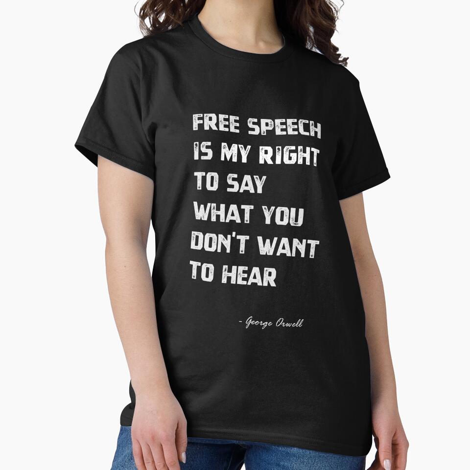 Free Speech - George Orwell quote by MnA-Designs