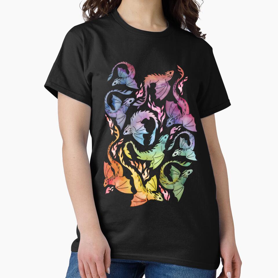 Dragon fire dark rainbow by adenaJ