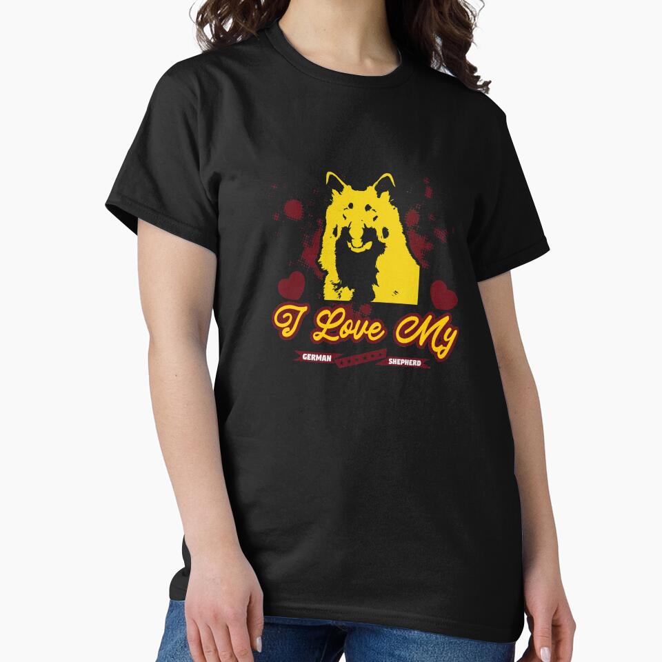 Dog Lover I Love German Shepherd by teamph