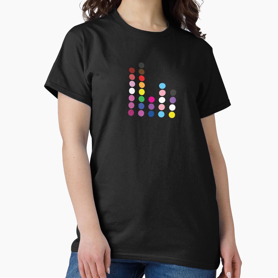 LGBTQ Pride Dots | Subtle Minimalist LGBTQ Pride Flag Colors by averydavage