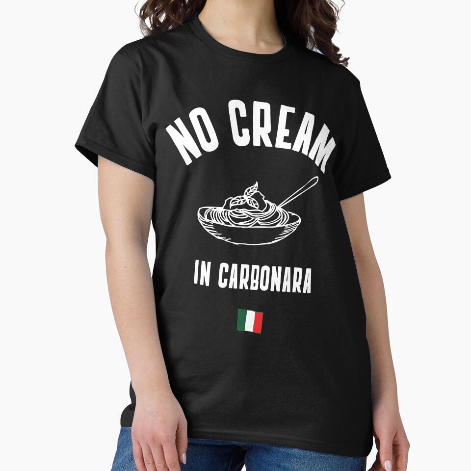 No Cream In Carbonara by PosMoodStudio