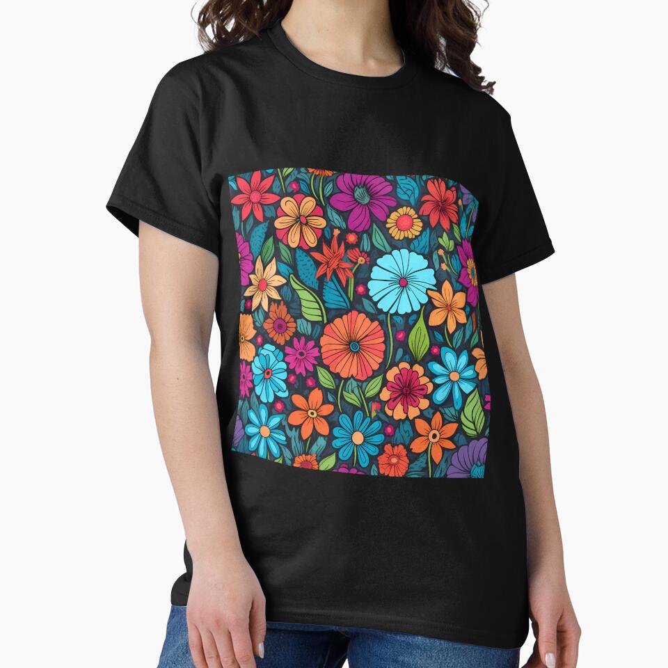 Colorful flower pattern by MyKaiUS