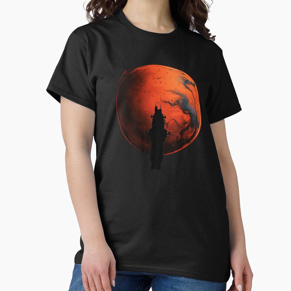 Roci flying over Mars - Sci-fi by Fenay Designs