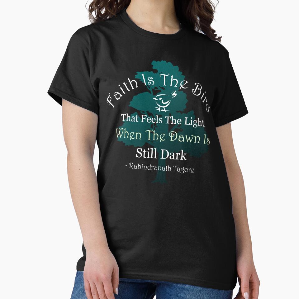 Motivational Tagore Quote With Tree by Oirabot