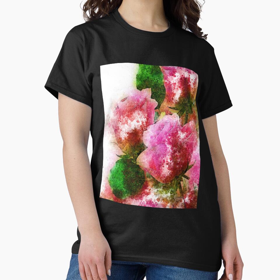 Pink roses Abstract color by artdragongift 15