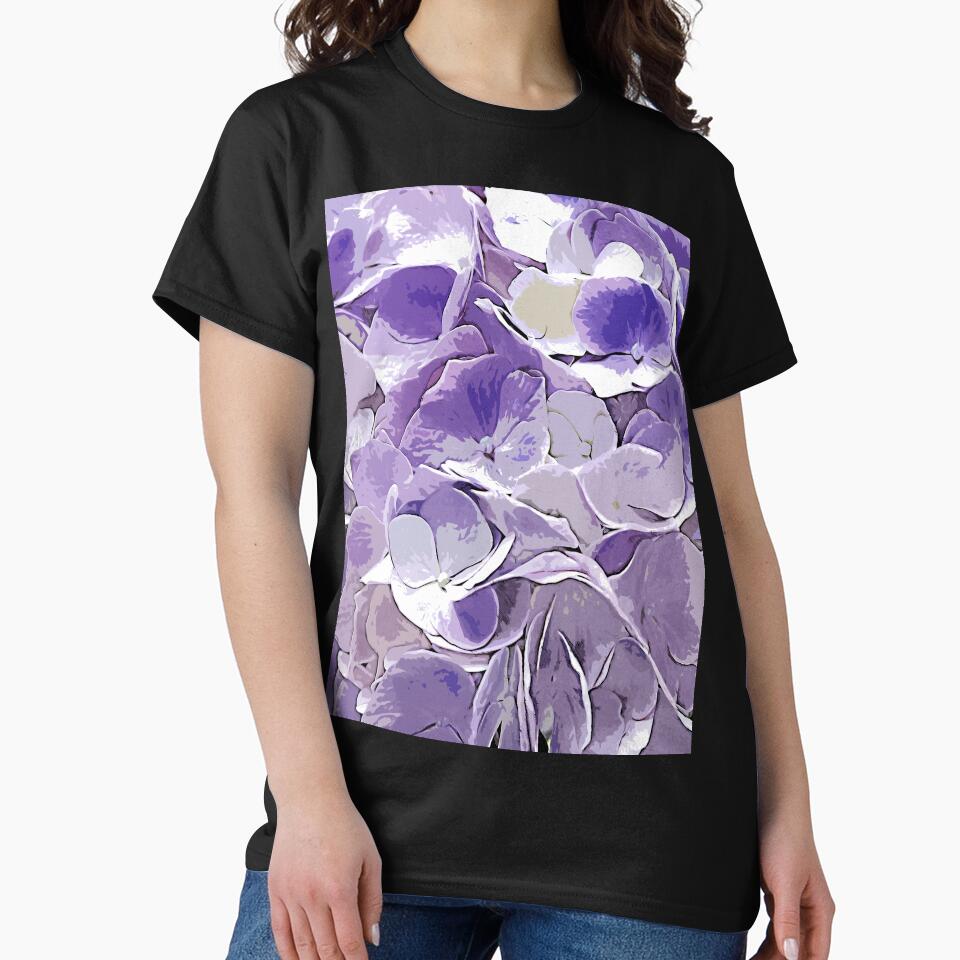 Hydrangea petals Flowers color art by artdragongift 15
