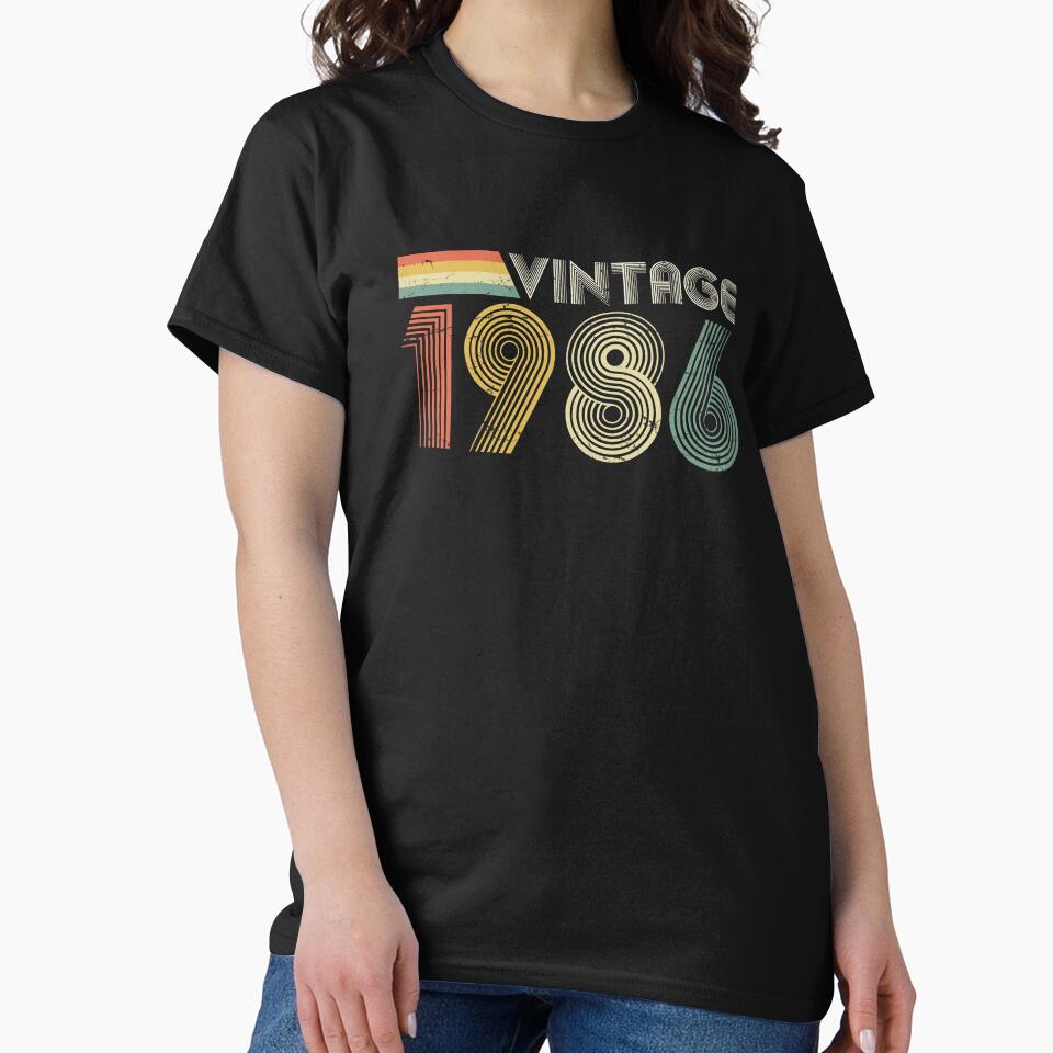 Vintage 1986, 40th Birthday Gift (Distressed Design) by RicardoTito