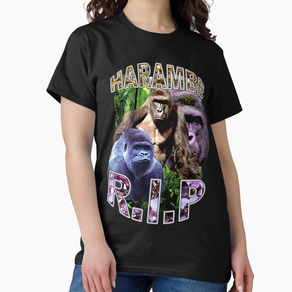 R.I.P. Harambe Vintage Hip-Hop by TadPerez