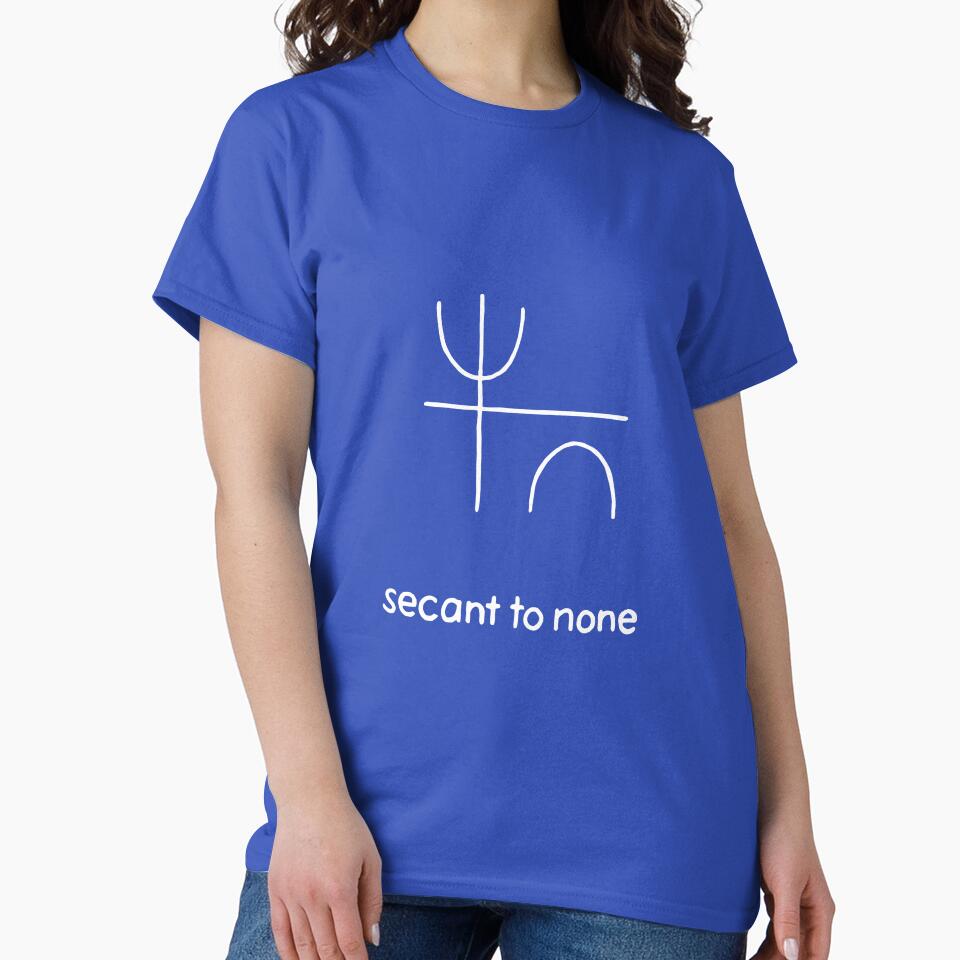 Secant to None Math Pun Trigonometry by chemisttree