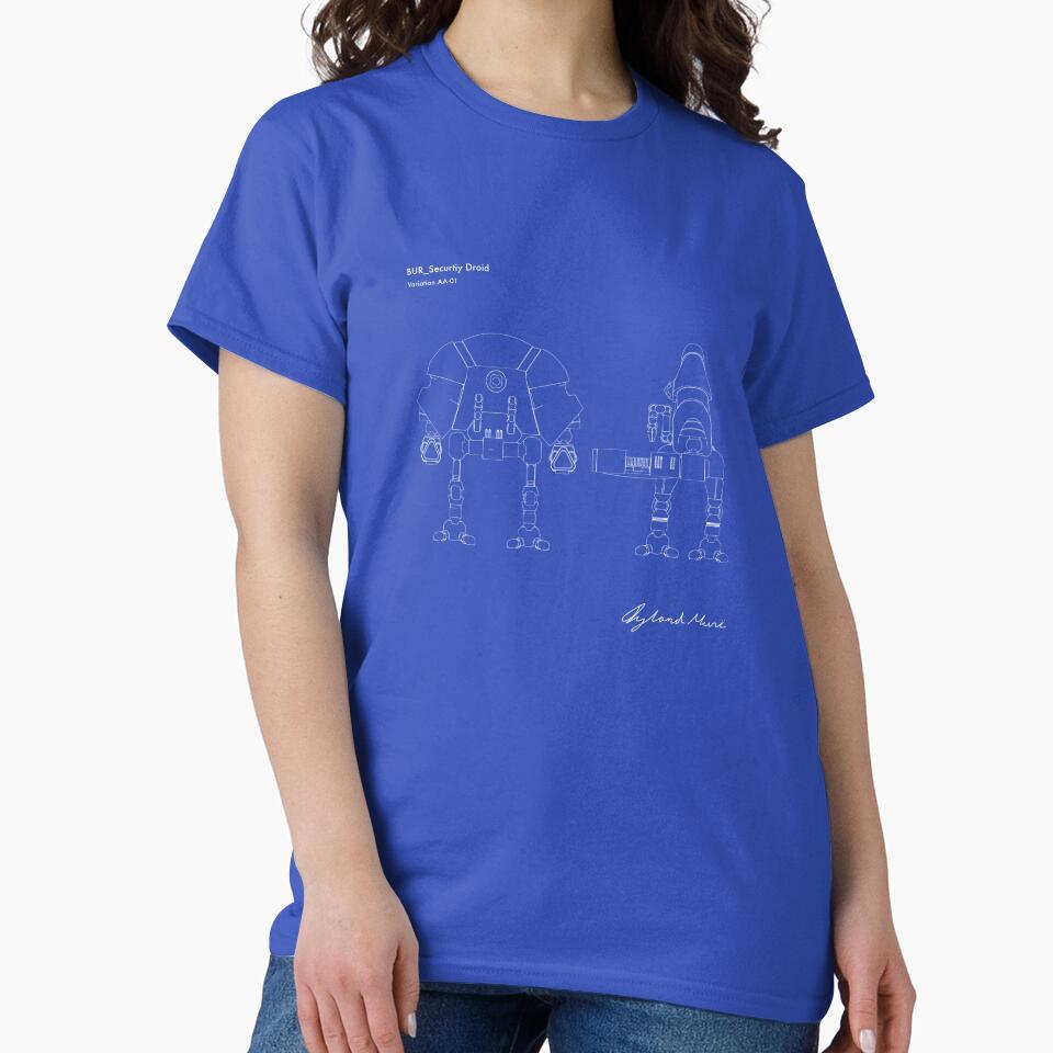 Security Droid V AA-01 blueprint - Prints & T-shirt by iylandmoncee