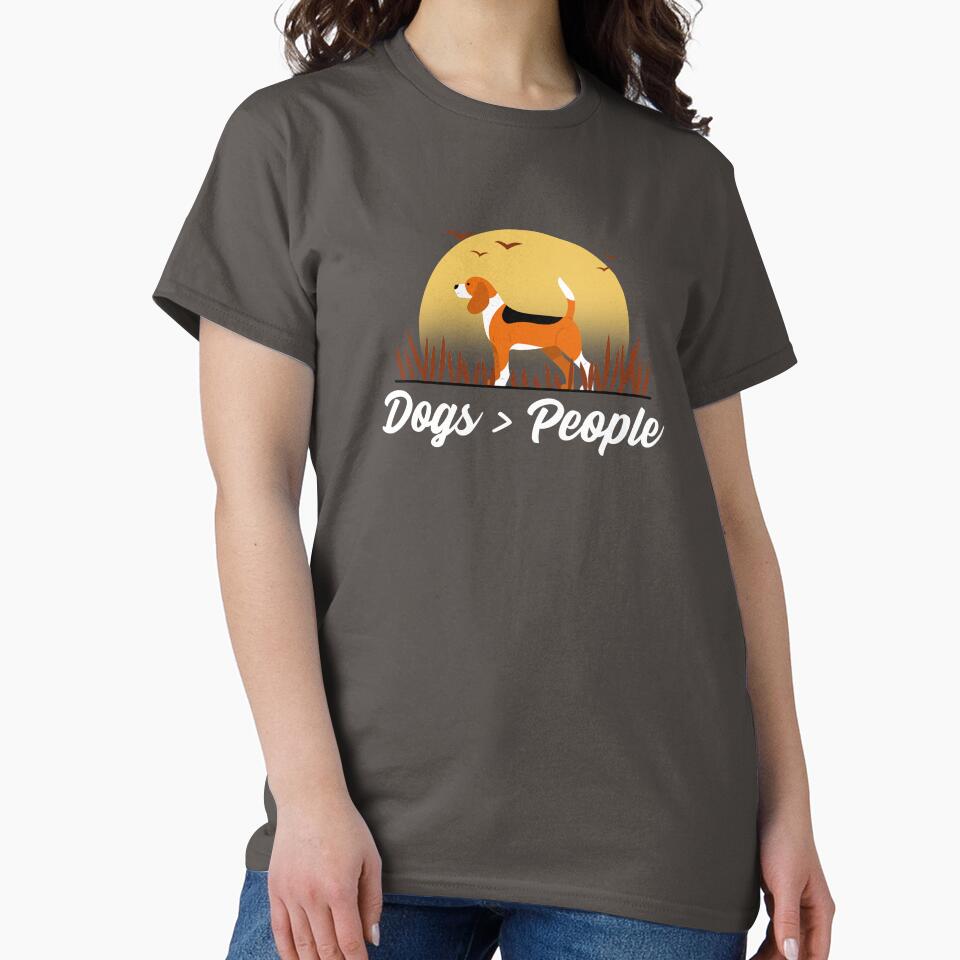 Dogs > People by LugosTees