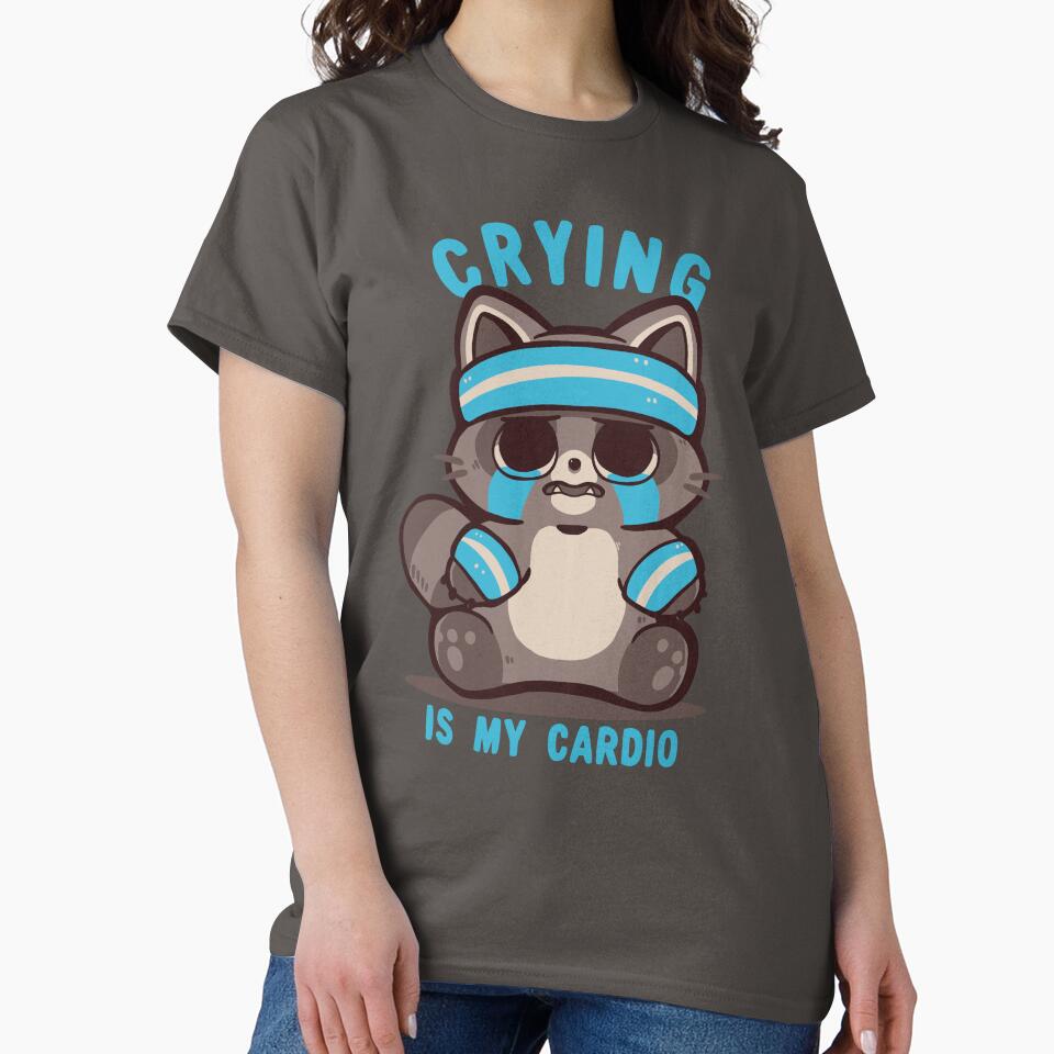 Crying is my Cardio Raccoon by TechraNova