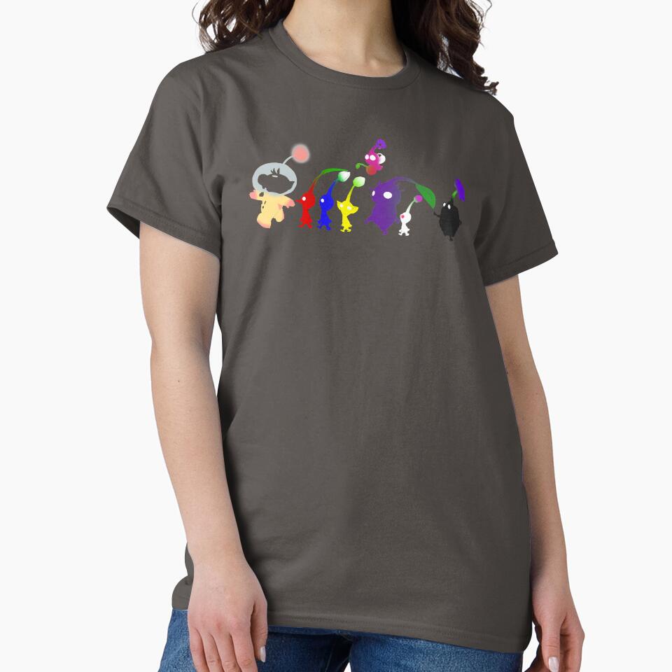 Pikmin colored silhouettes by Tokimoriartyart