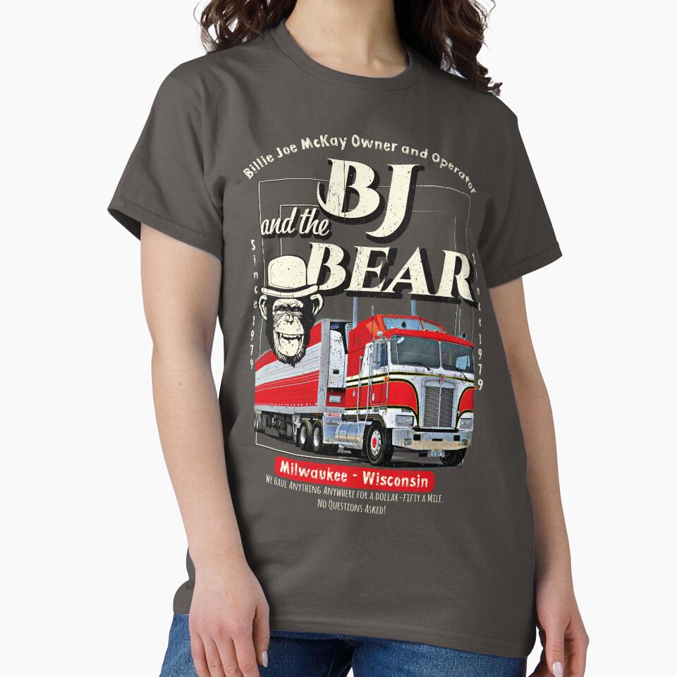 BJ and The Bear Trucking Company by Alema Art