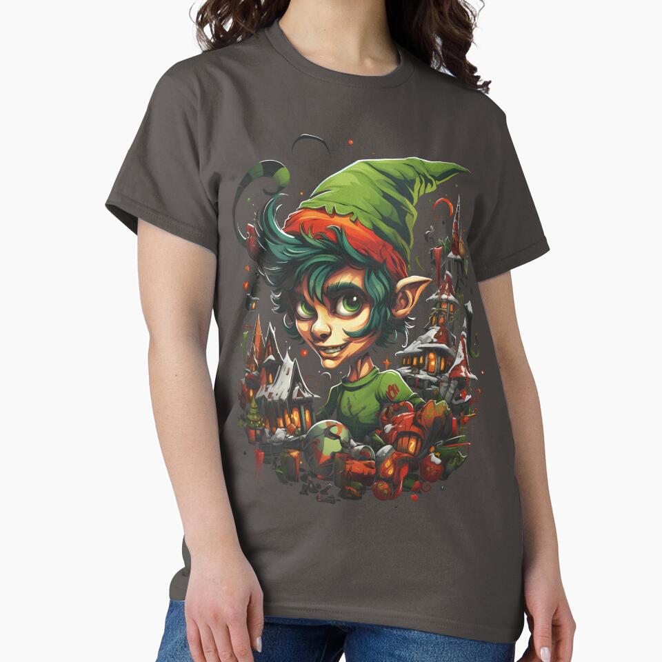 Holiday Chaos Elf - Festive Mischief Graphic by Justin Haas