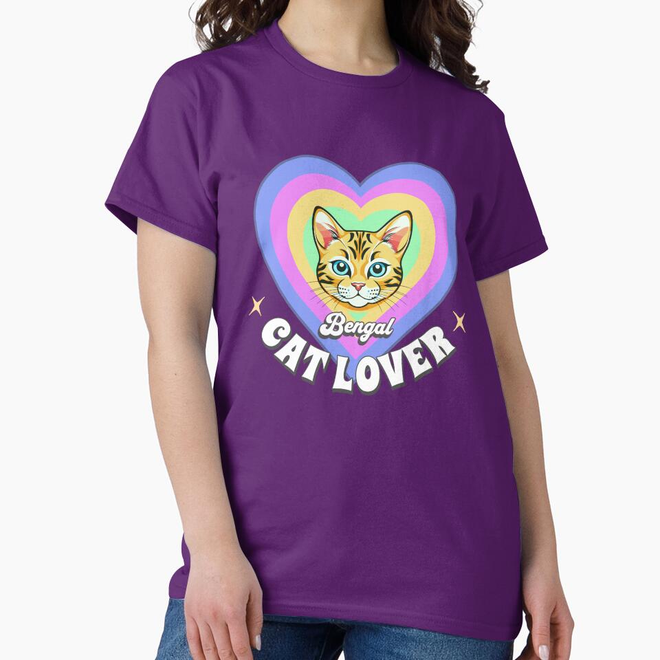 Retro Bengal Cat Lover by Ninety9Secrets