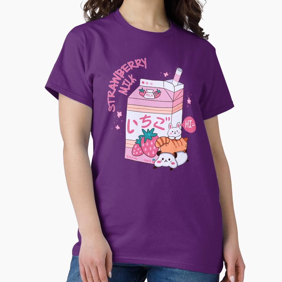 Kawaii strawberry milk cute Yumi kawaii Fairy kei by Kink Collective