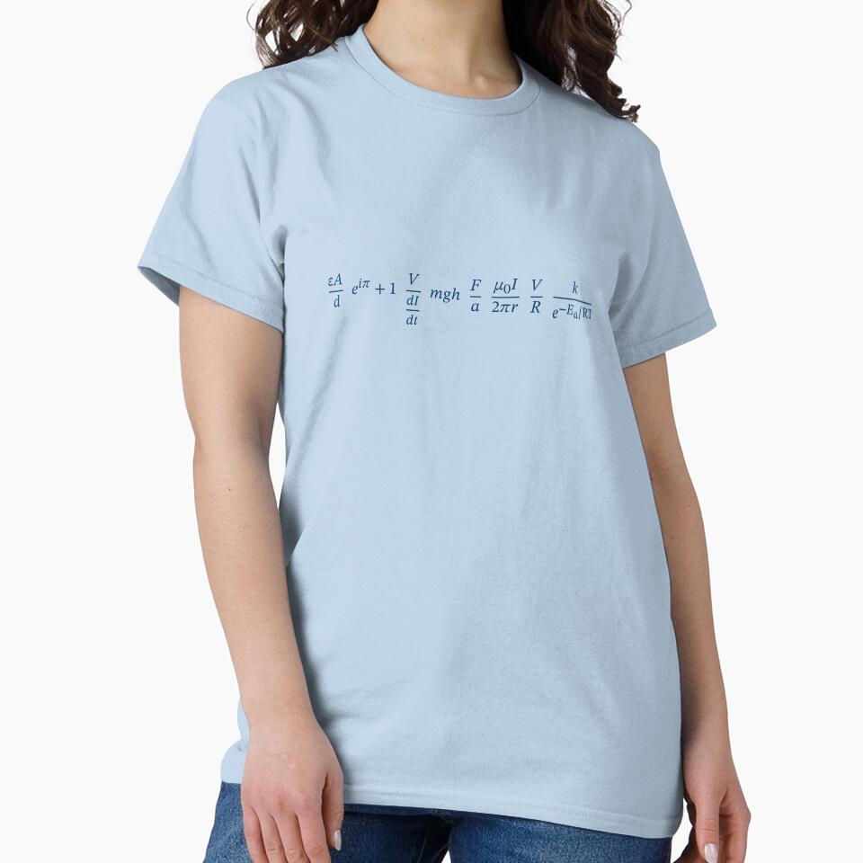Columbia University math, physics, chemistry equations (transparent dark blue) by NotSnot