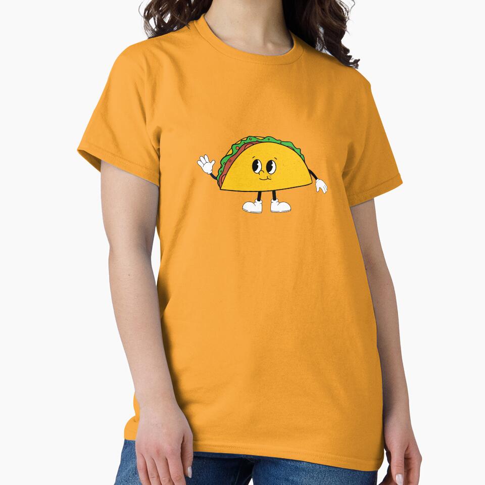 Smiling Taco Character by Elviqus Shop
