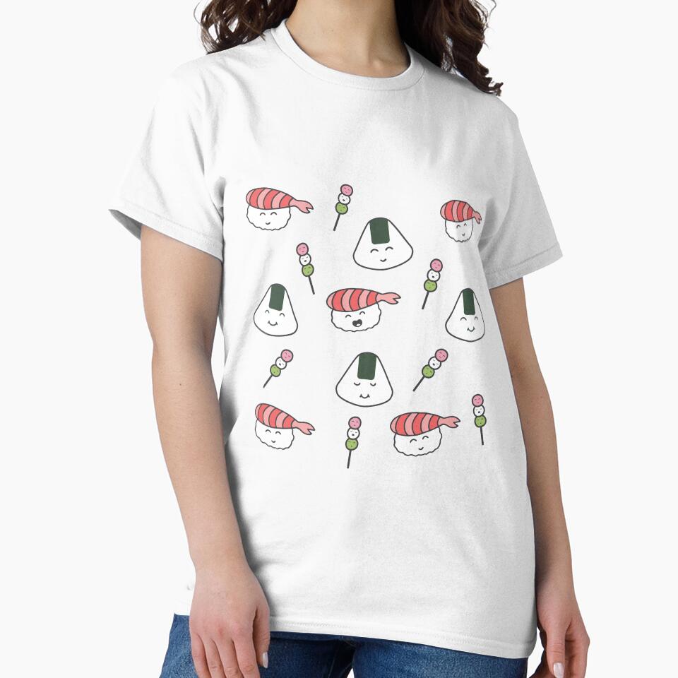 Kawaii Sushi Pattern by neopop