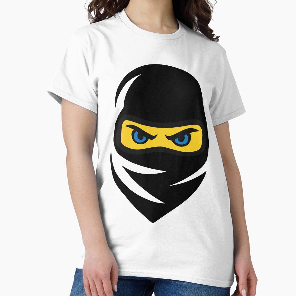 Black Ninja Eyes – Minimalist Design by Emanova9