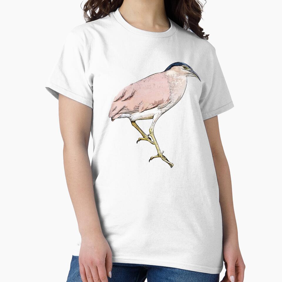 Nankeen Night Heron Black Alternate Design by designsasstultd