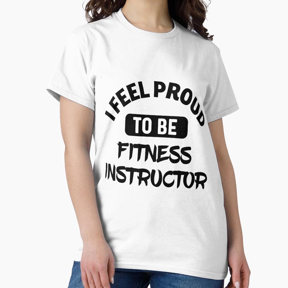 I feel Proud to be fitness instructor by bumperapparels