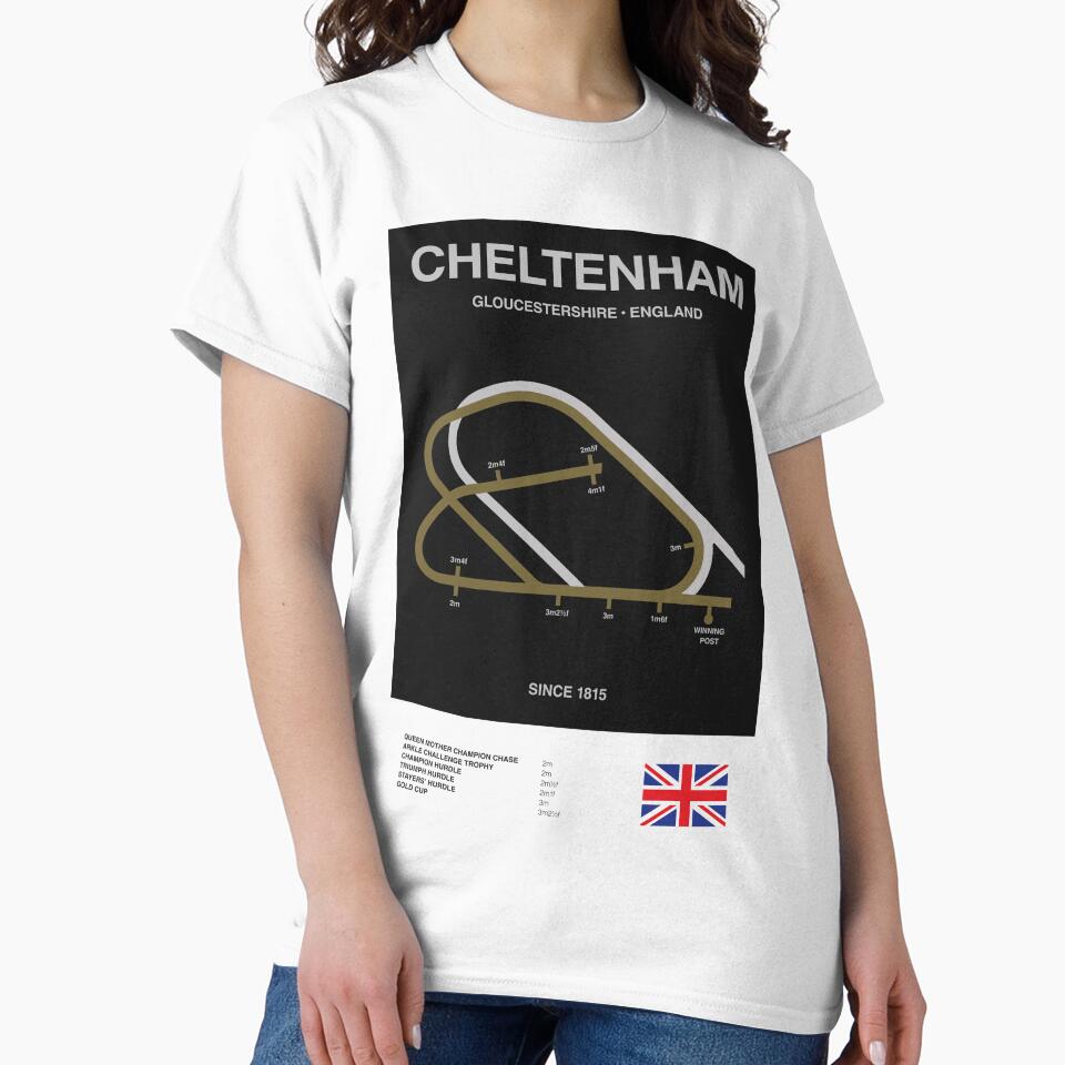 Minimalist Cheltenham Horse Racing Line Print by CircuitDesign