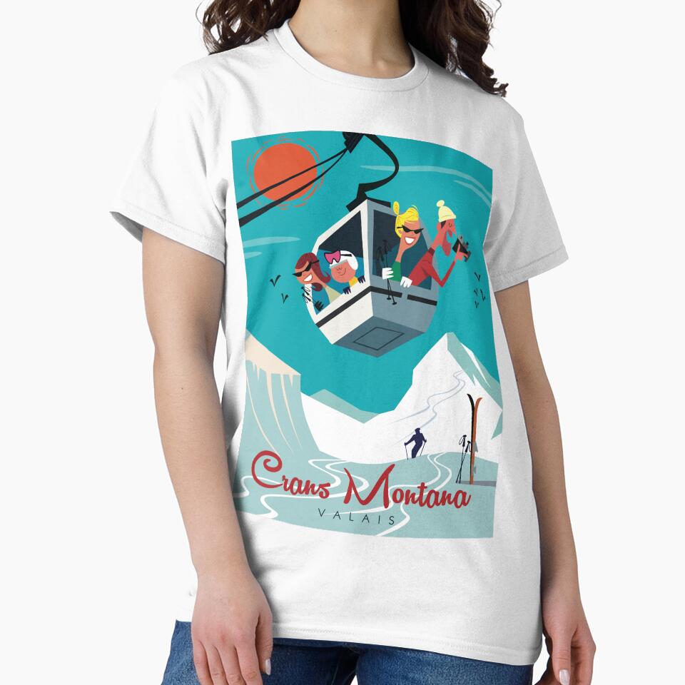 Crans-Montana poster by GAGodel