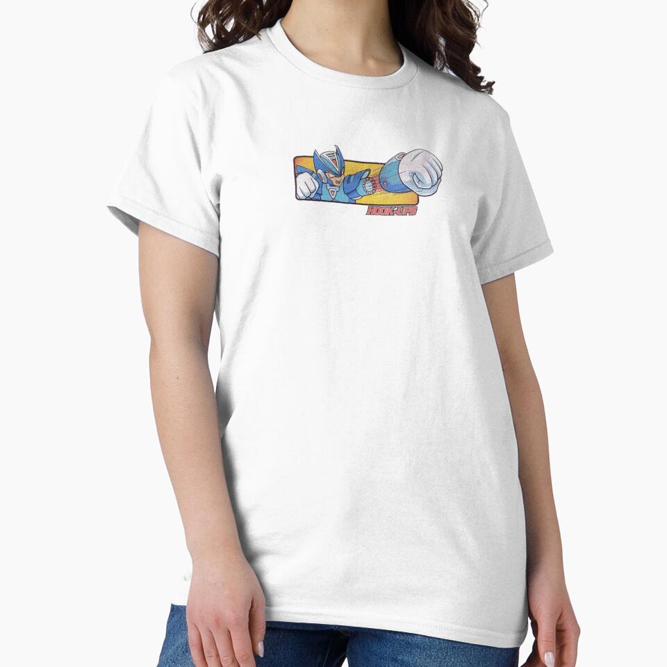 Vintage Anime Girl Hook Ups Skate Brand Cartoon Hookups Hook-Ups Sexy Animated Megaman Mega Man Mega-Man Robot by jackyboi