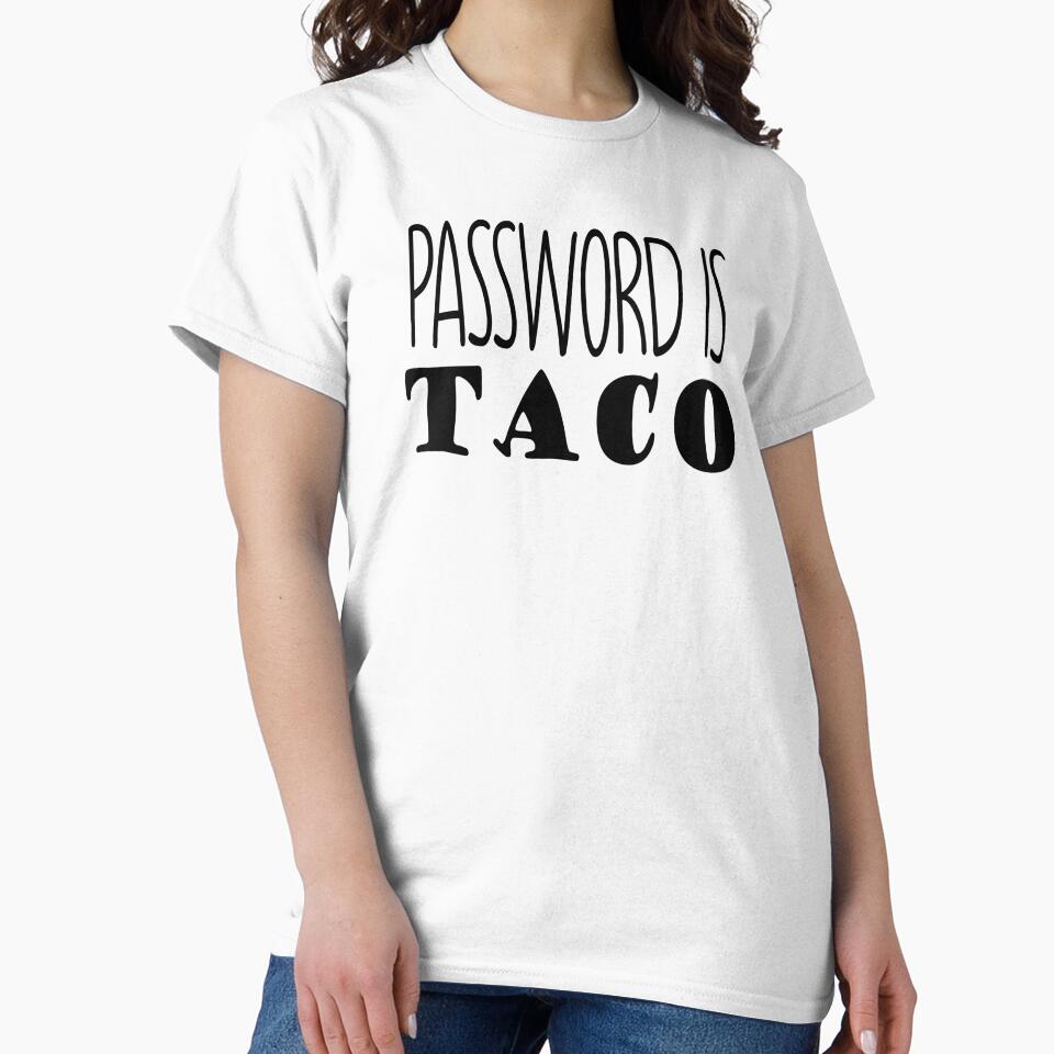 Funny Taco design gift for taco lovers by BRtisticDesigns