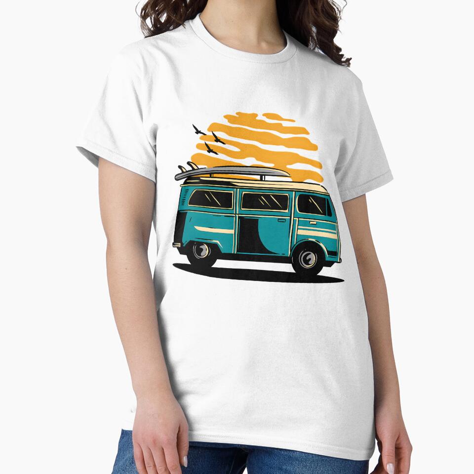 Surf Van Summer Sunset by Paulocdias