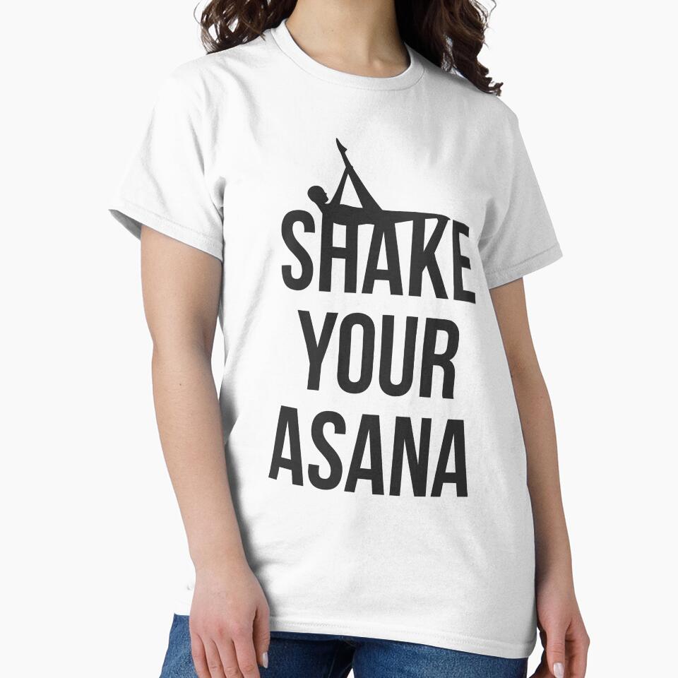 Yoga yoga lover loving shake your asana by Tropical Blood