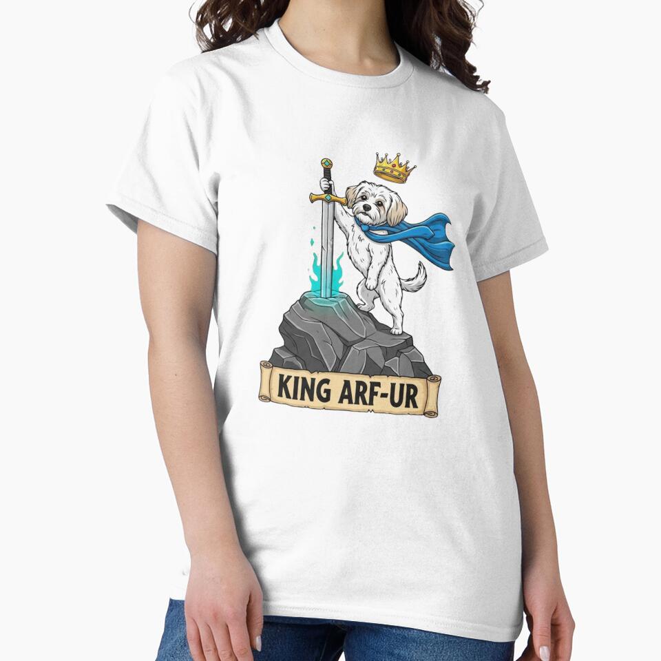 Maltipoo King Arthur sword by TobyTheMaltipoo