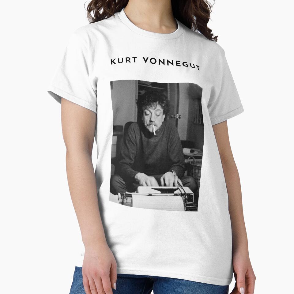 Kurt Vonnegut Art Print by calorula
