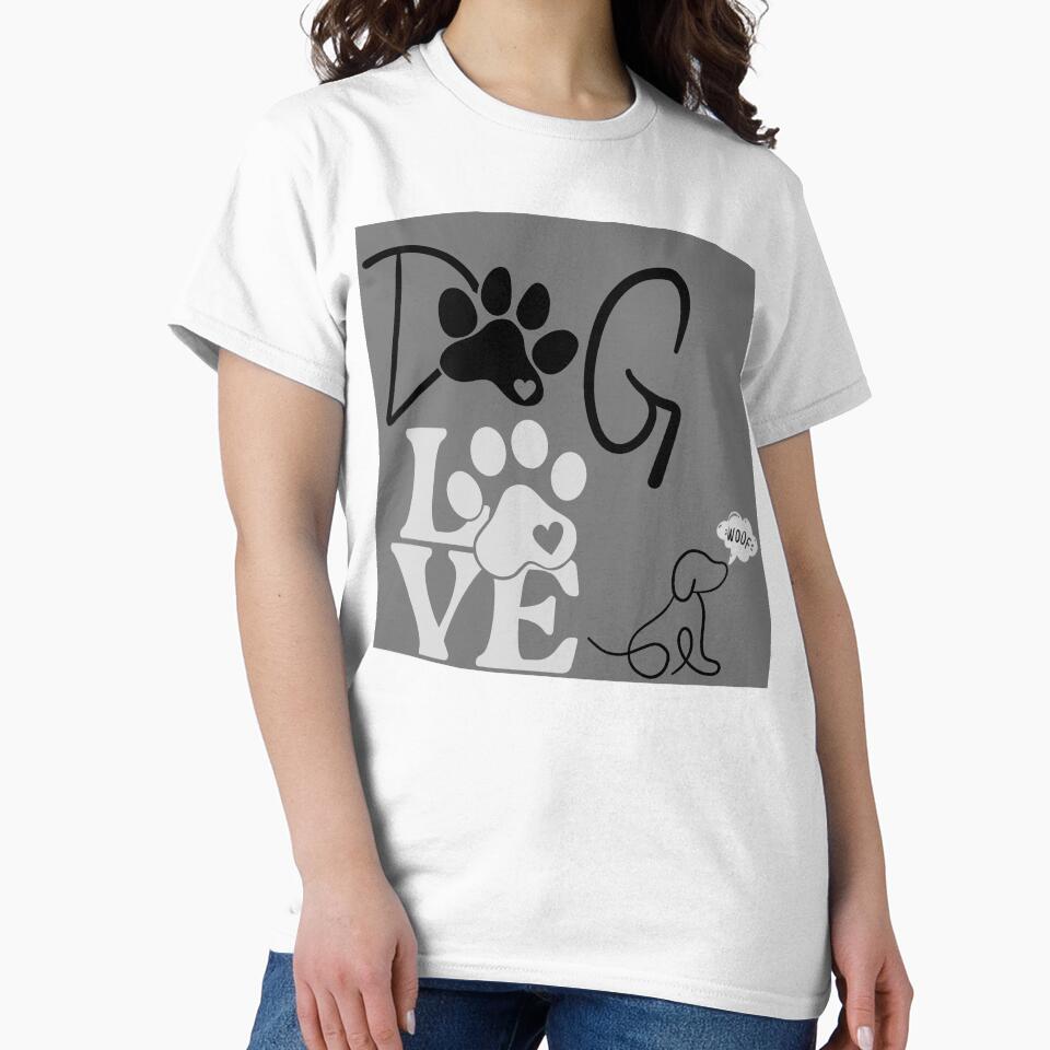 Charming Dog Lover Art: Paws, Hearts, and a Woof that Speaks Volumes by steph5477