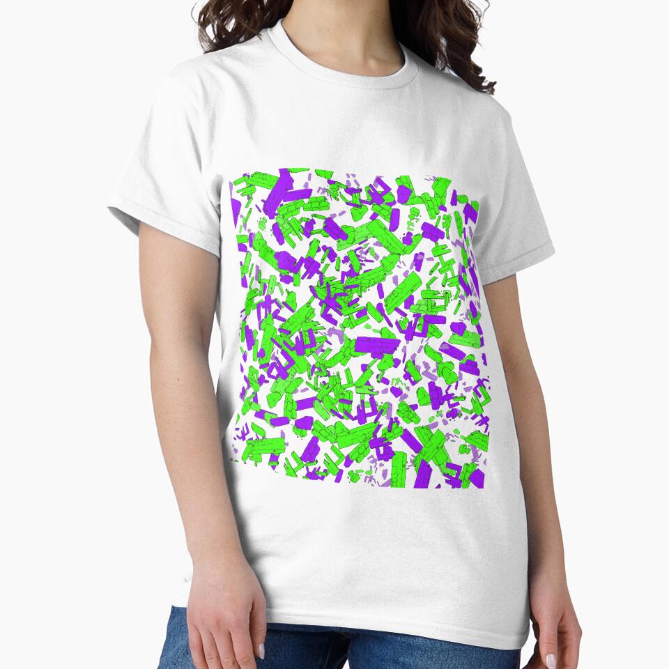 Neon genesis -sci fi art - green purple by Thecolorschemer
