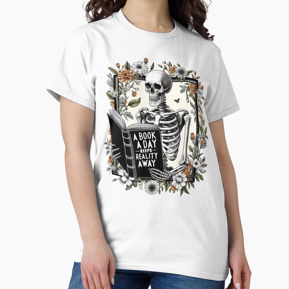 Bookish Aesthetic A Book A Day Keeps Reality Away by vectcd
