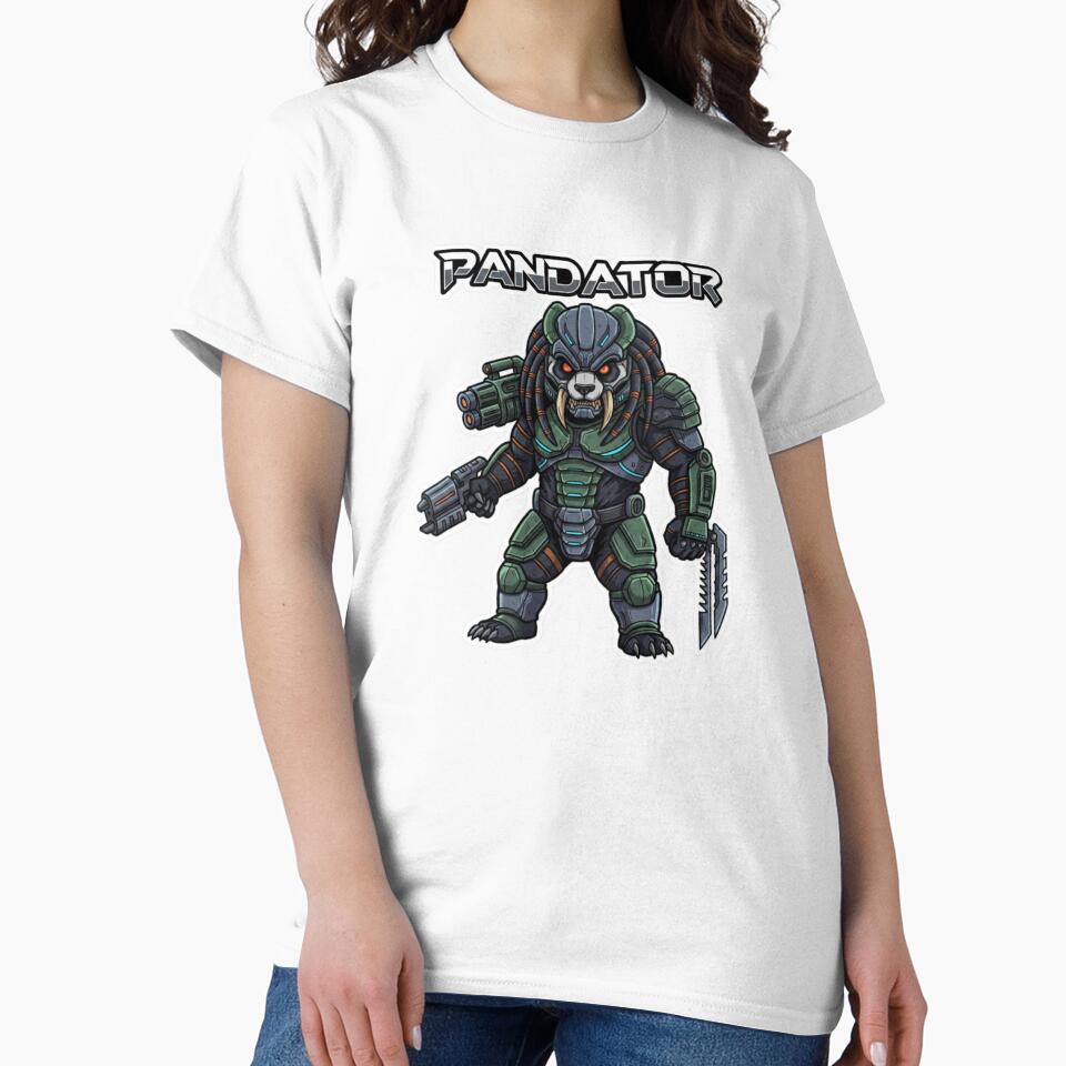 Pandator – Sci-Fi Action Panda Movie Parody Sticker by Imaginarium of Chaos falcon88