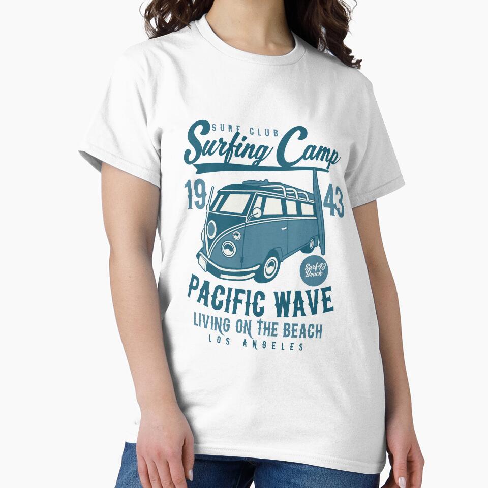 Surfing camp, living on the beach - Awesome surfer Gift by Teenation9