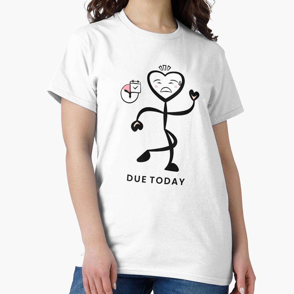 Winksy Deadline Mood – Work Life Stress Heart by LluviaStudio