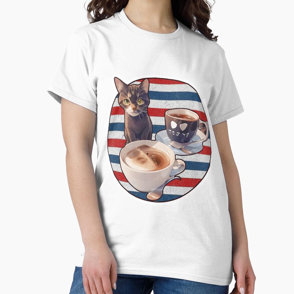 Cat Mother Coffee Lover,All I Need Is Coffee And My Yorkie by Lychee Design