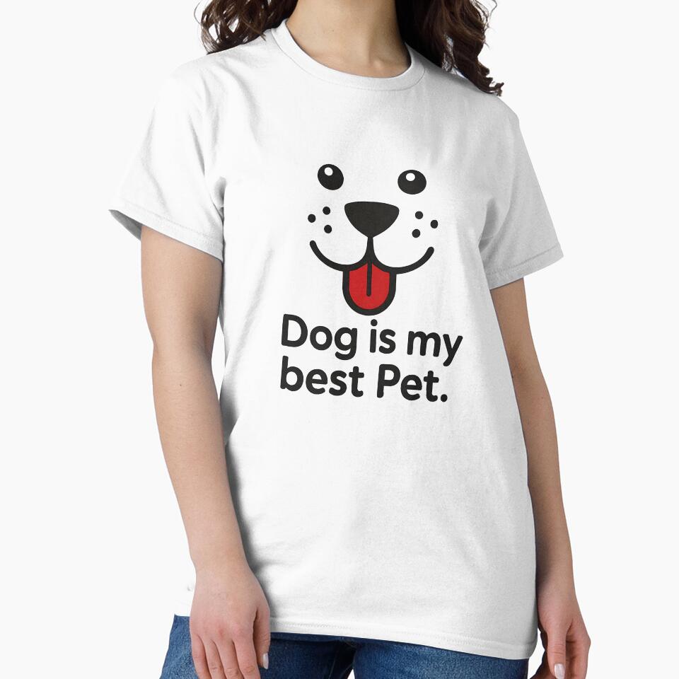 Dog Is My Best Pet – Cute Dog Face Design by NUVORO26
