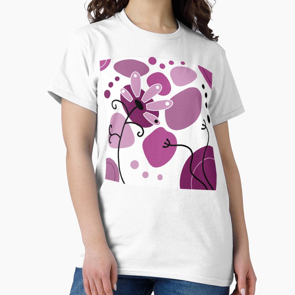Purple Whimsical Boho Design by Sartoris Art