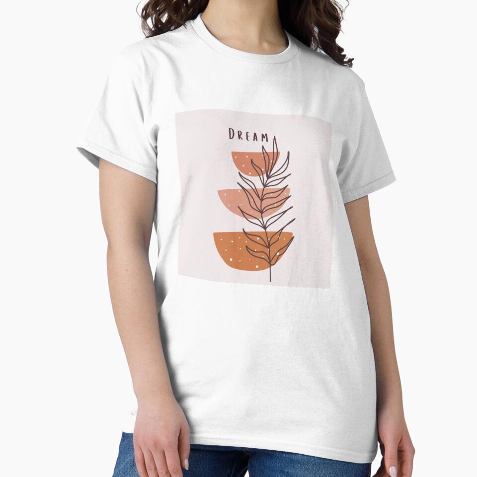 Dream - Boho Leaf Design - Inspirational Botanical Art by neomadesigns