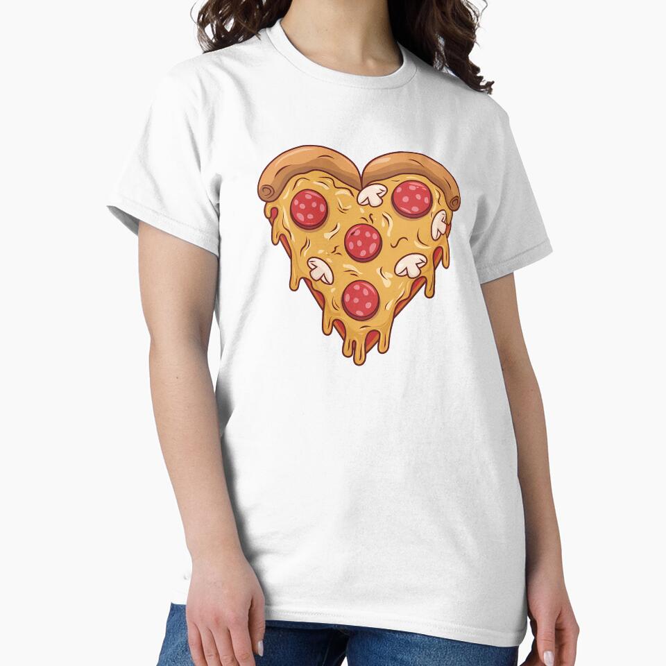 Heart Pizza Lover by KD Merch