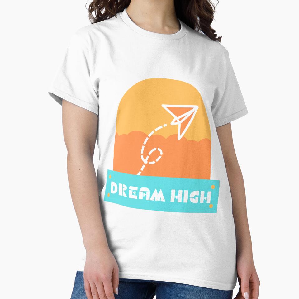 DREAM HIGH MINIMALIST PAPER AIRPLANE DESIGN by MiraiDesigns by miraidesigns